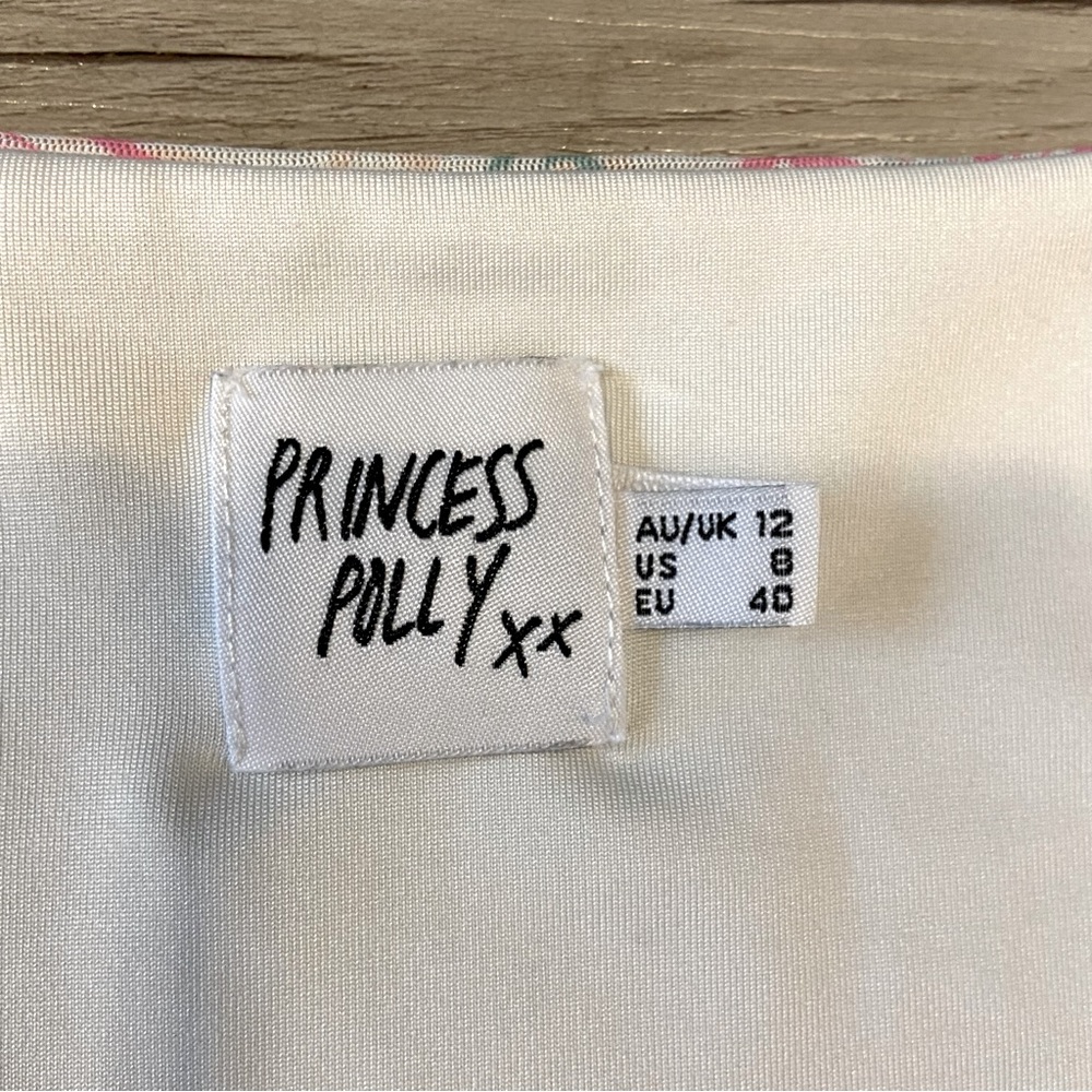 Princess Polly Katherine Butterfly Long-sleeves Dress Size 12 - Picture 6 of 7